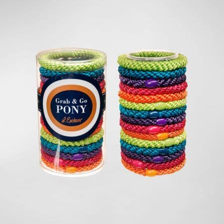 Tubo elástico Grab & Go Pony conjunto 15 unid