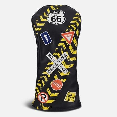 Headcover Golf Cart Crossing Wood