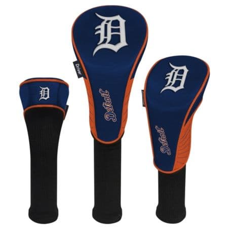Headcover Detroit Tigers Conjunto 3 pçs