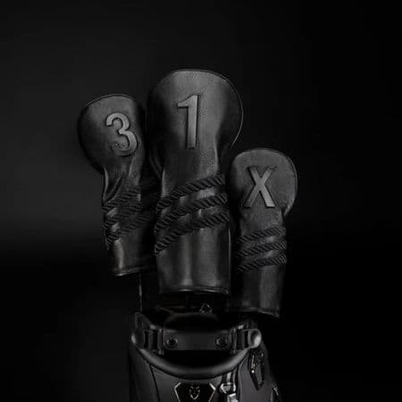 Headcover Lux Embosse Striped Black